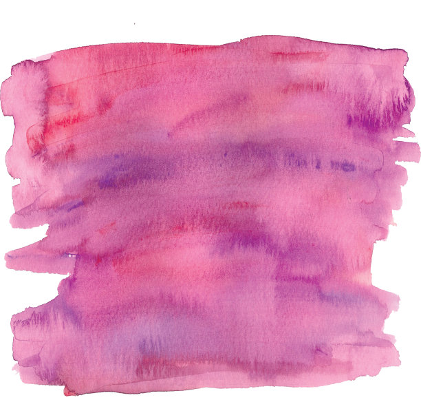 充满活力的粉色水彩笔触图片下载