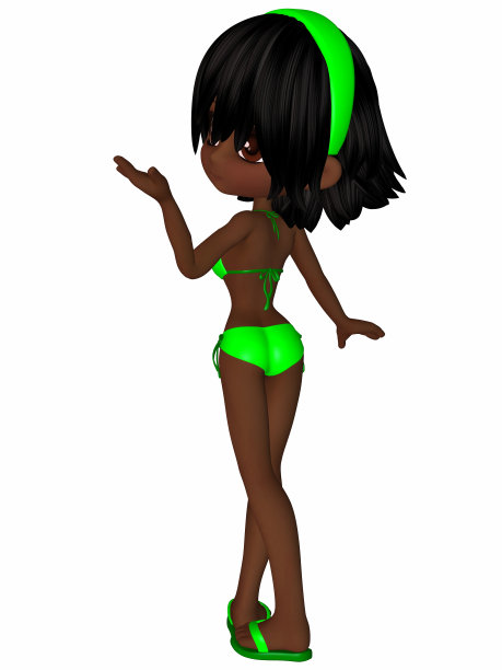 色调女孩图片下载