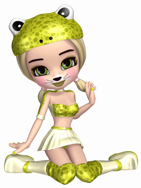 色调女孩图片下载