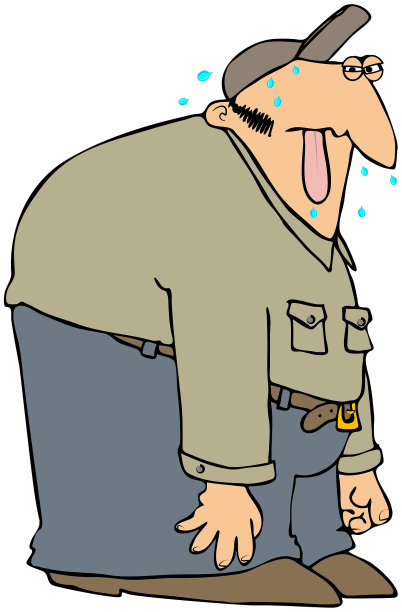 出汗的人图片下载