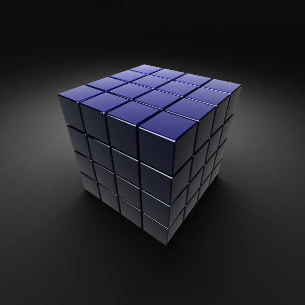 深蓝色的多维数据集图片下载