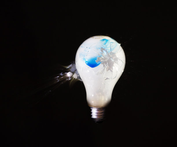 打破灯泡图片下载