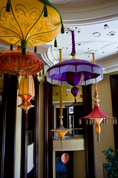 彩色的灯图片下载