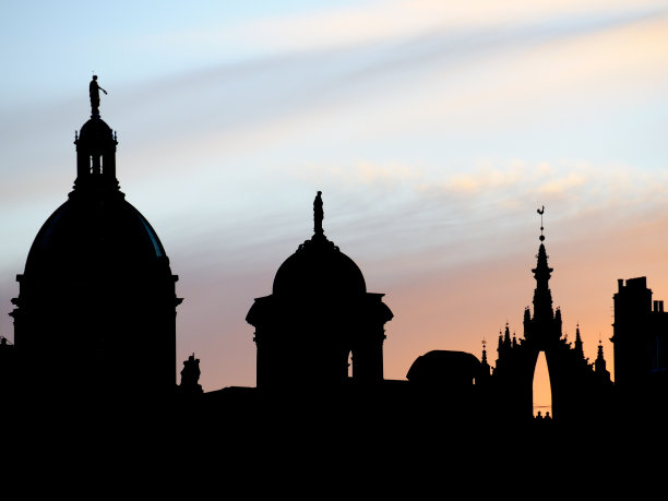 爱丁堡天际线Sillhouette图片下载