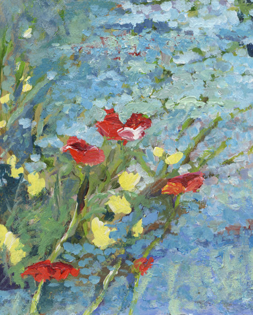 水边的野花图片下载