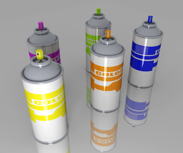 颜色气溶胶罐图片下载