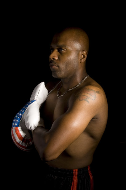拳击手的肖像图片下载