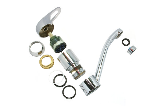 单杠杆厨房水龙头内图片下载