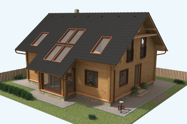 木屋3d模型图片下载