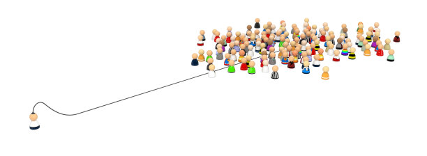 卡通人群,童子军图片下载