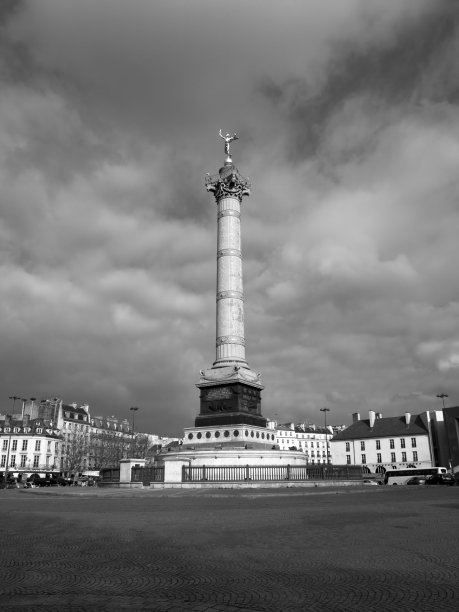 巴士底广场的七月纵队图片下载