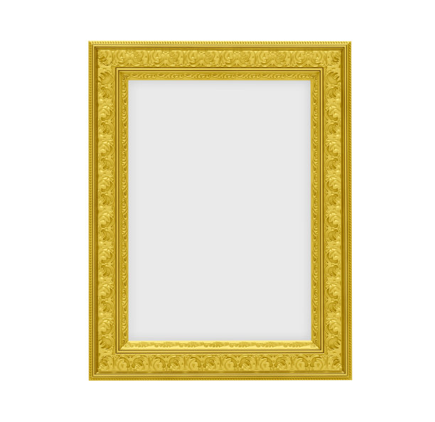 装饰金色的框架图片下载