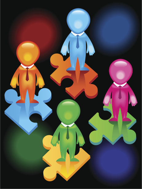 团队合作——people-puzzles图片下载