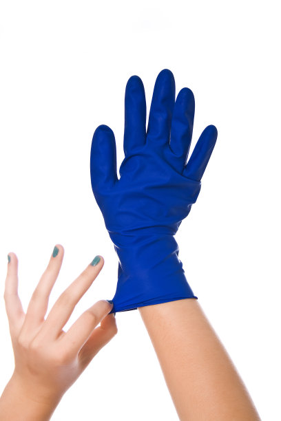 用于手部清洁的乳胶手套图片下载