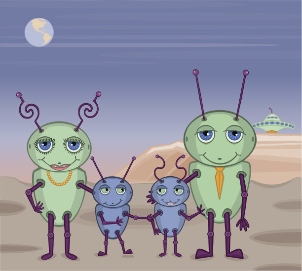 陌生的家庭照片图片下载