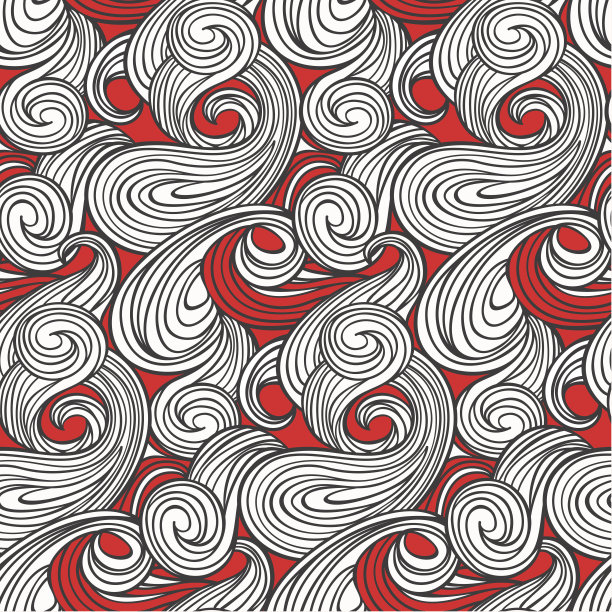 无缝抽象波形图图片下载