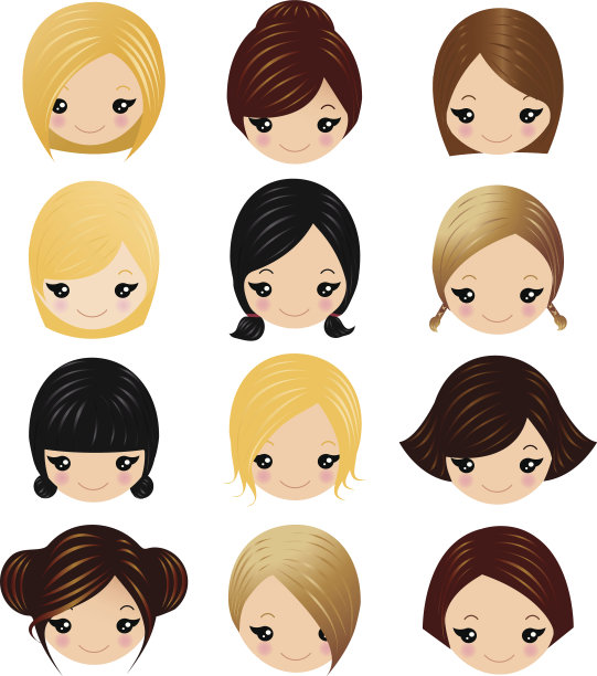 小女孩发型图片下载