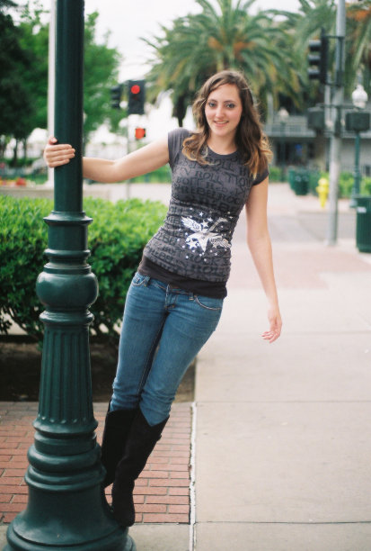 城市女孩图片下载