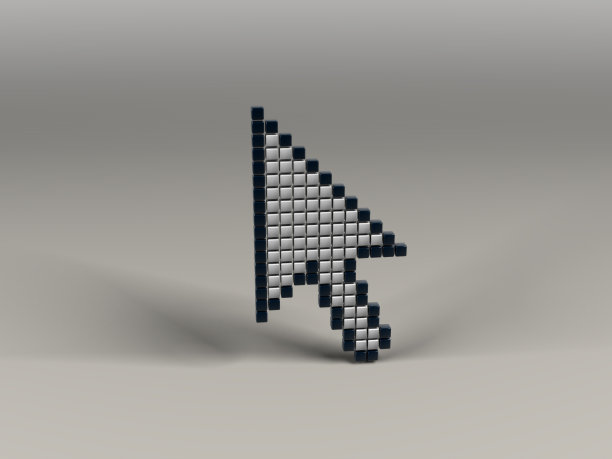 像素箭头。图片下载