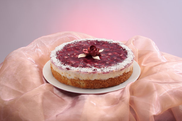 玫瑰樱桃派图片下载