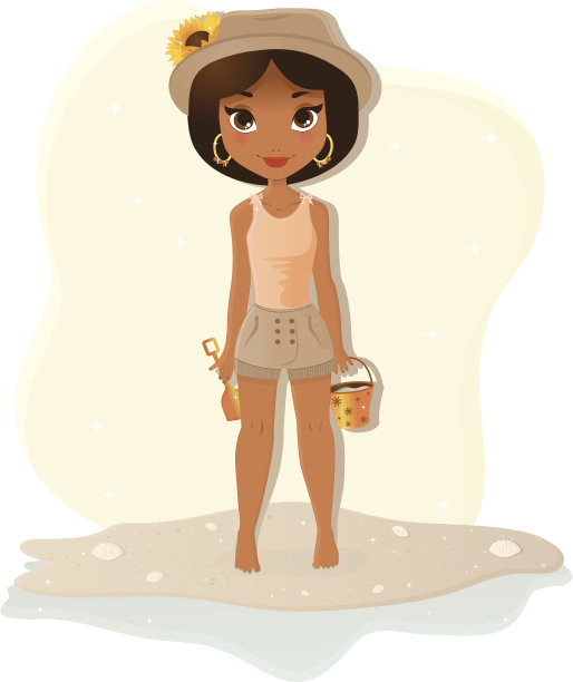 美国的非洲女孩图片下载