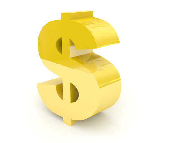 发光美元符号图片下载