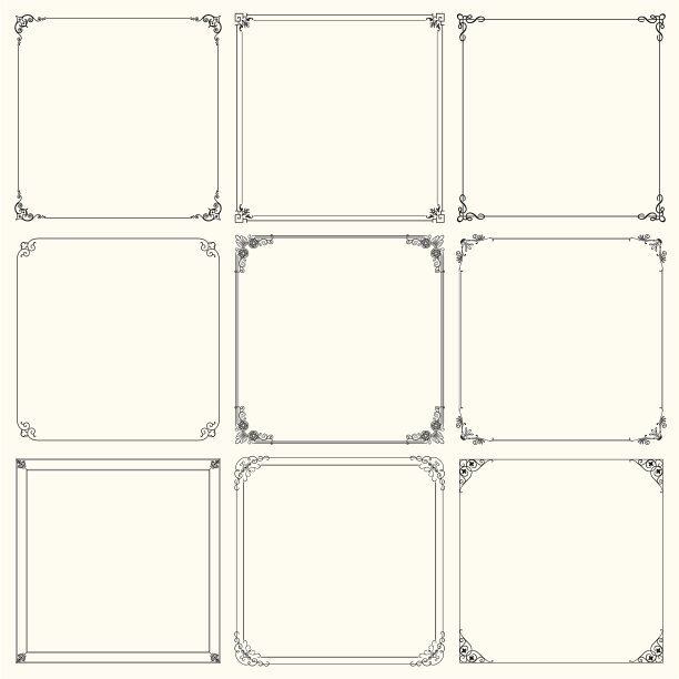 优雅的九向量坐标系图片下载