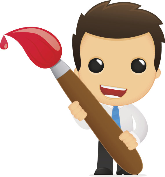 有趣的卡通办公室职员图片下载