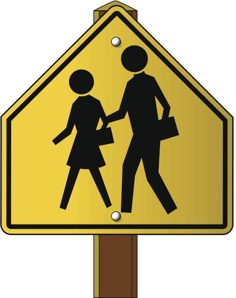 人行横道标志图片下载