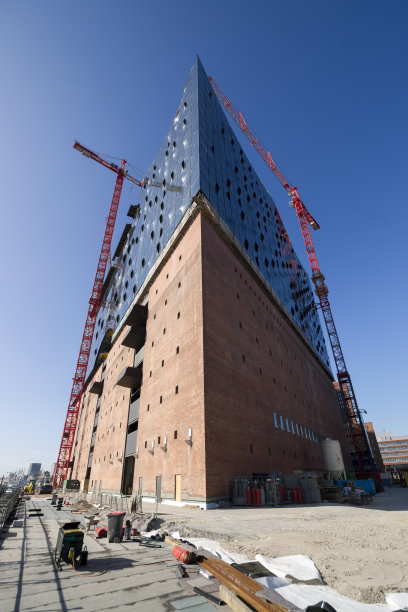 Elbphilharmonie建筑工地图片下载