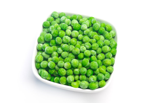 碗里的冷冻青豆图片下载