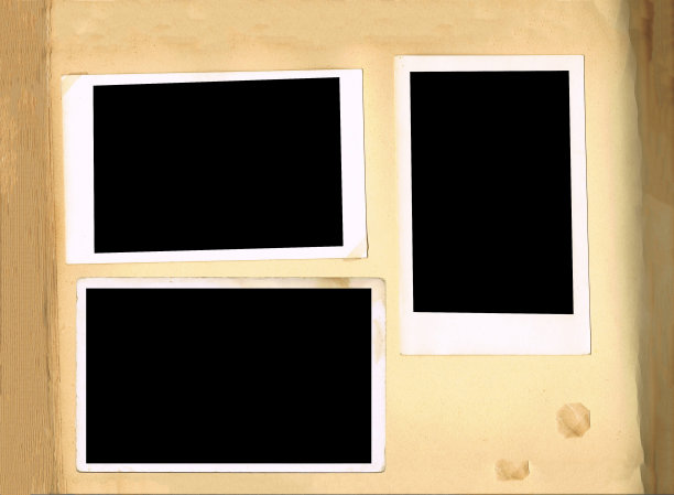 古董写真页图片下载