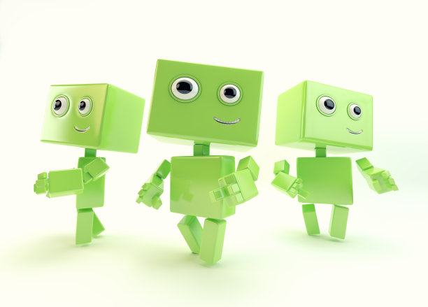 漂亮的机器人行走图片下载