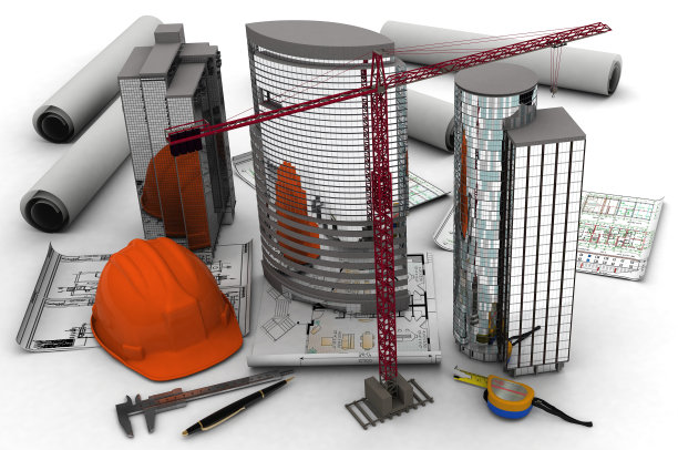 摩天大楼的模型图片下载