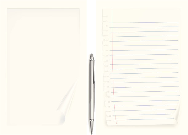 纸和笔图片下载