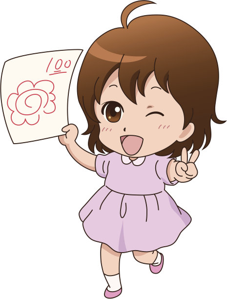 拿着纸的女孩图片下载