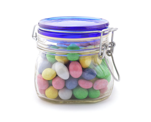 装糖豆的玻璃罐子图片下载