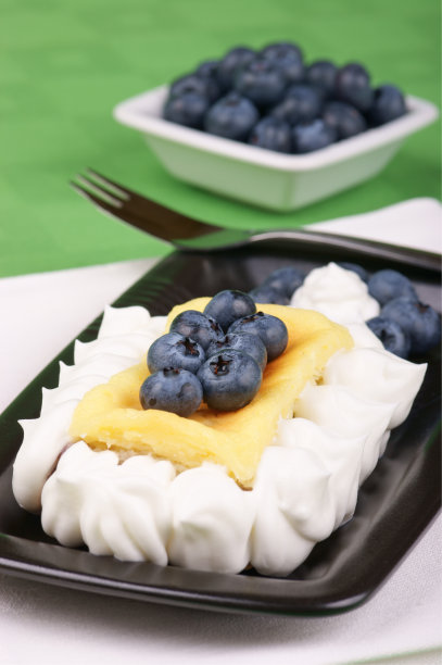 蓝莓芝士蛋糕图片下载