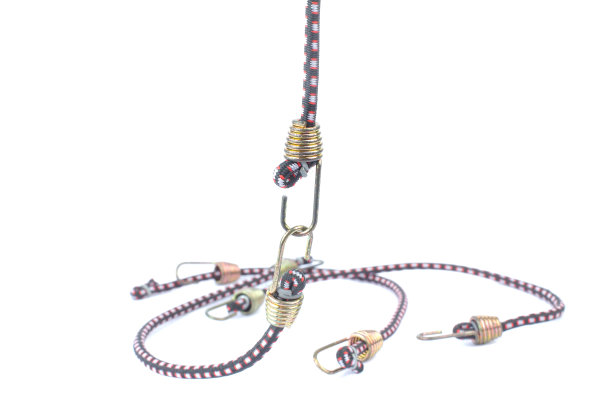 白色的蹦极绳图片下载