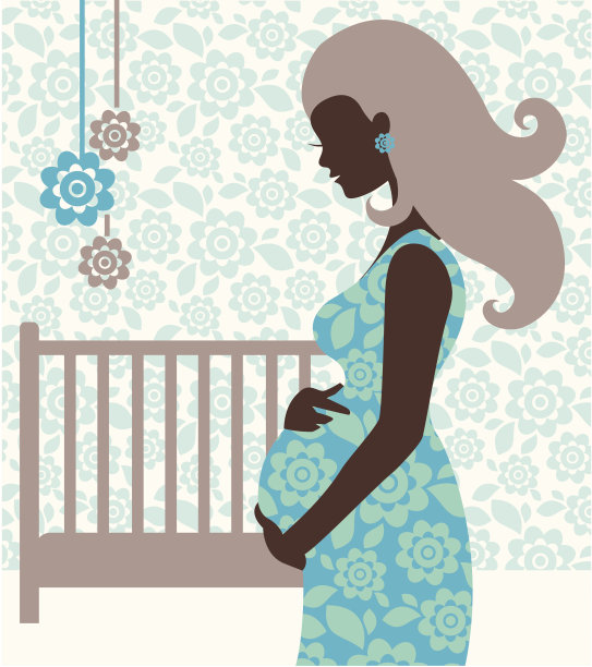 孕妇剪影图片下载