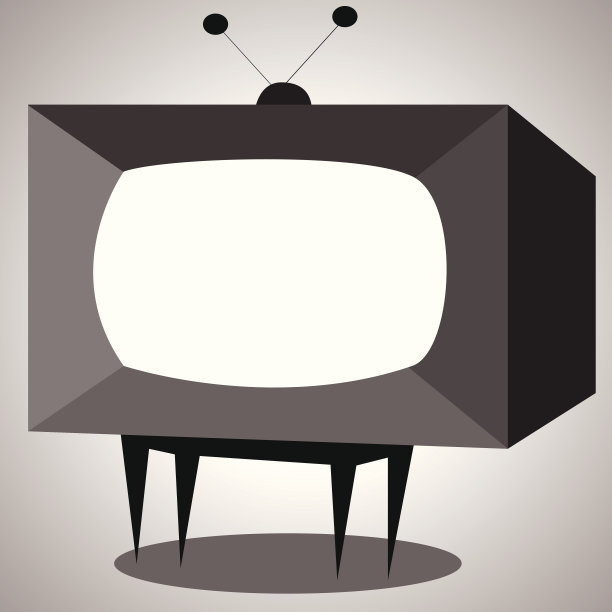 复古的电视插图图片下载