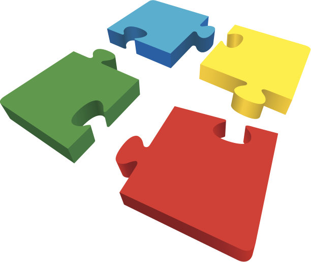 四个简单的谜题图片下载