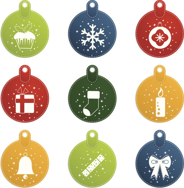 圣诞节的标签图片下载