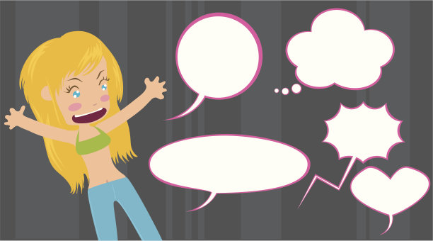 快乐的女孩图片下载