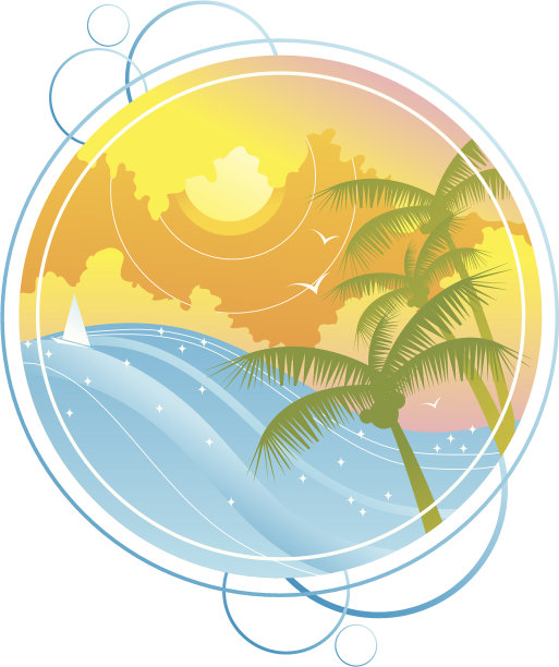 夏天的旗帜图片下载