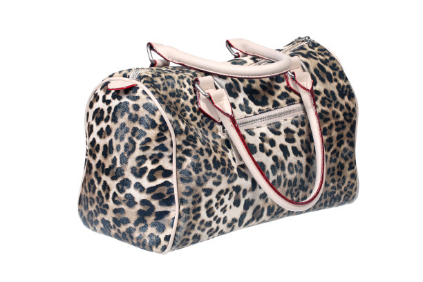 豹皮手袋图片下载