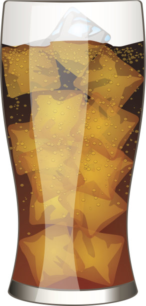 一杯加冰的可乐图片下载