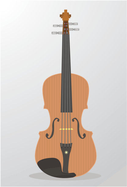 小提琴矢量图图片下载