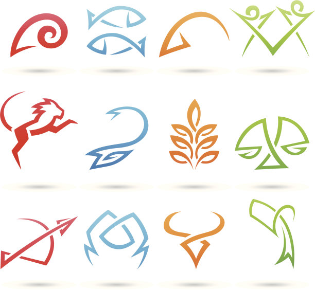 简单的黄道星座图片下载