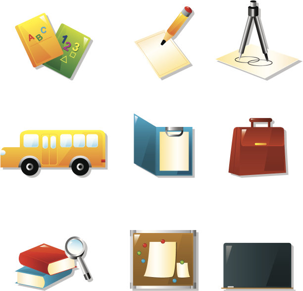 学校元素集图片下载